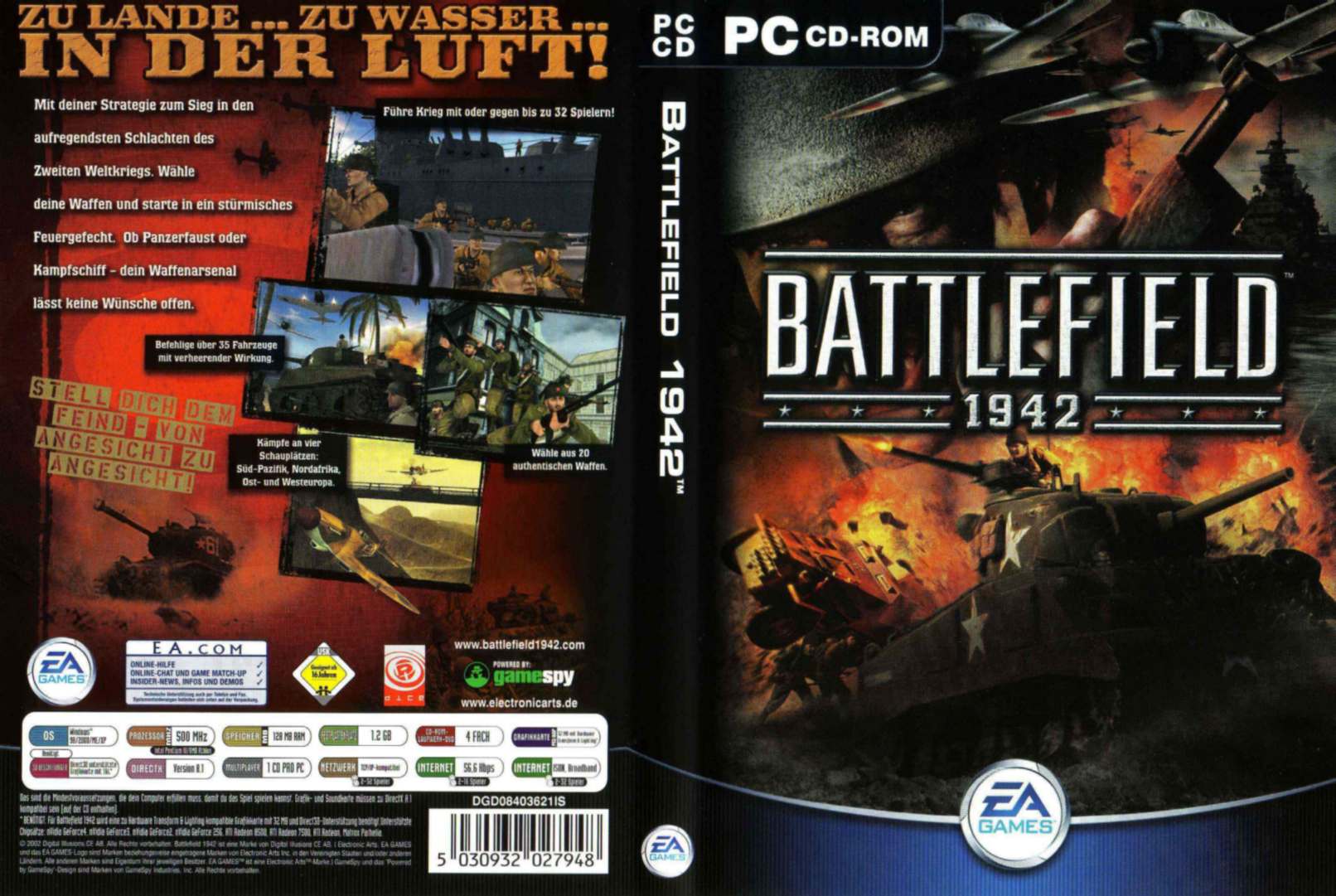 Battlefield 1942 DVD | PC Covers | Cover Century | Over 1.000.000